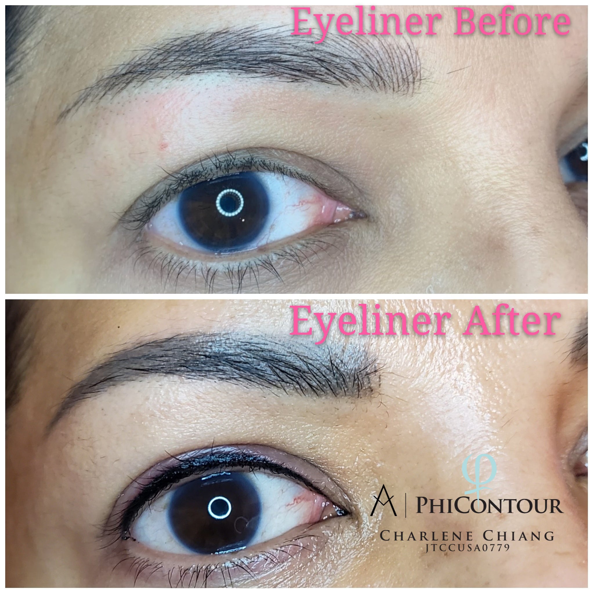 Microblading, Eyeliner